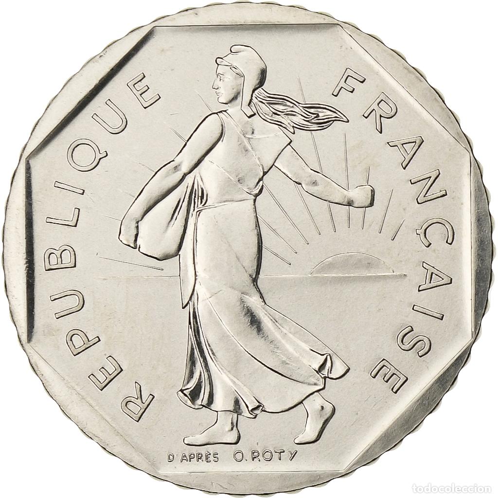 Moedas antigas da Europa: [#1504937] Francia, 2 Francs, Semeuse, 1981, Paris, FDC, N&iacute;quel, FDC, Gadoury:547