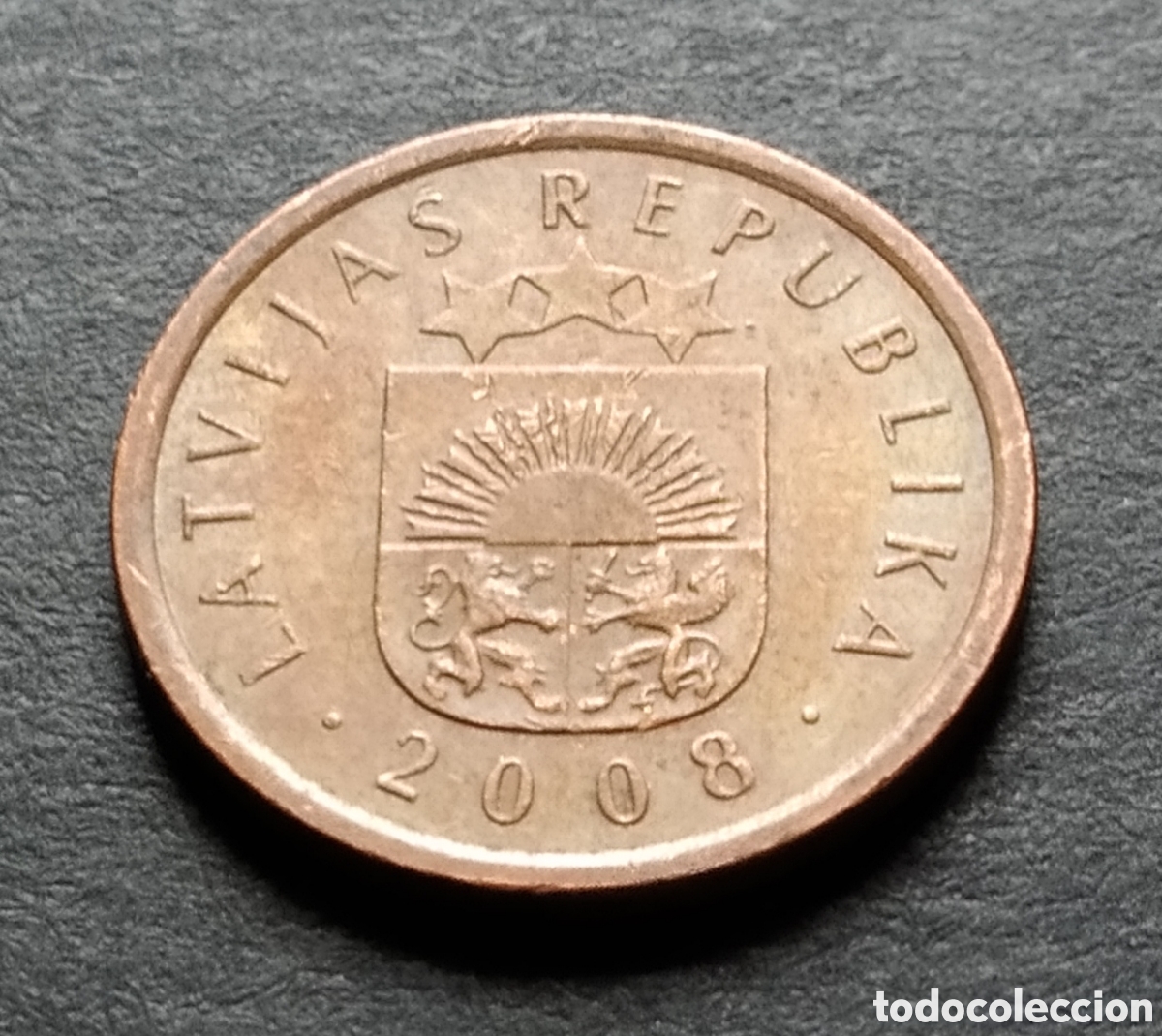 Monedas antiguas de Europa: MONEDA - LETONIA 1 SANTIMS 2008 - Foto 4