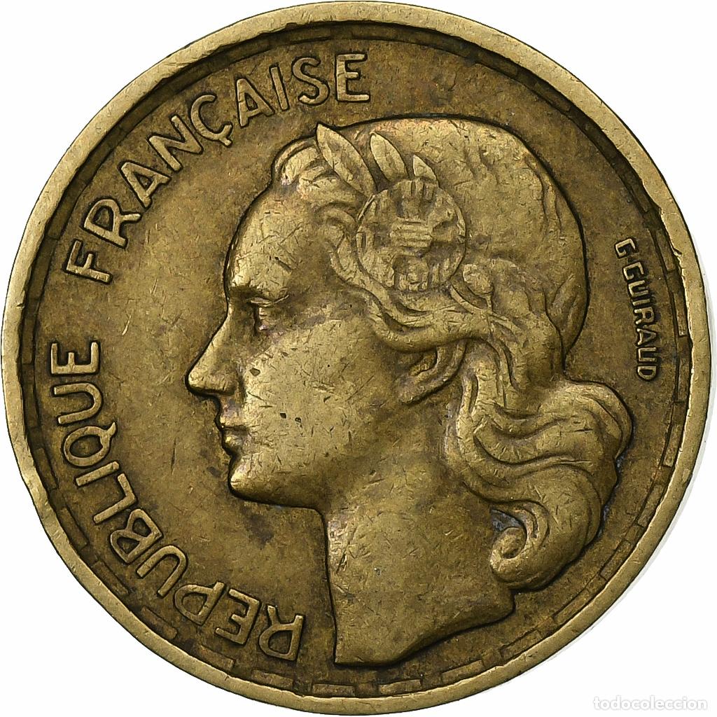 Monete antiche di Europa: [#226366] Francia, 10 Francs, Guiraud, 1953, Paris, Aluminio - bronce, BC+, KM:915.1