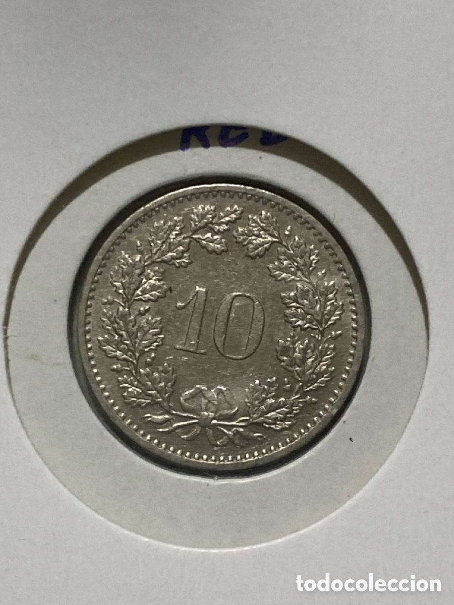 Monedas antiguas de Europa: Suiza 10 centimos 1982 - Foto 2
