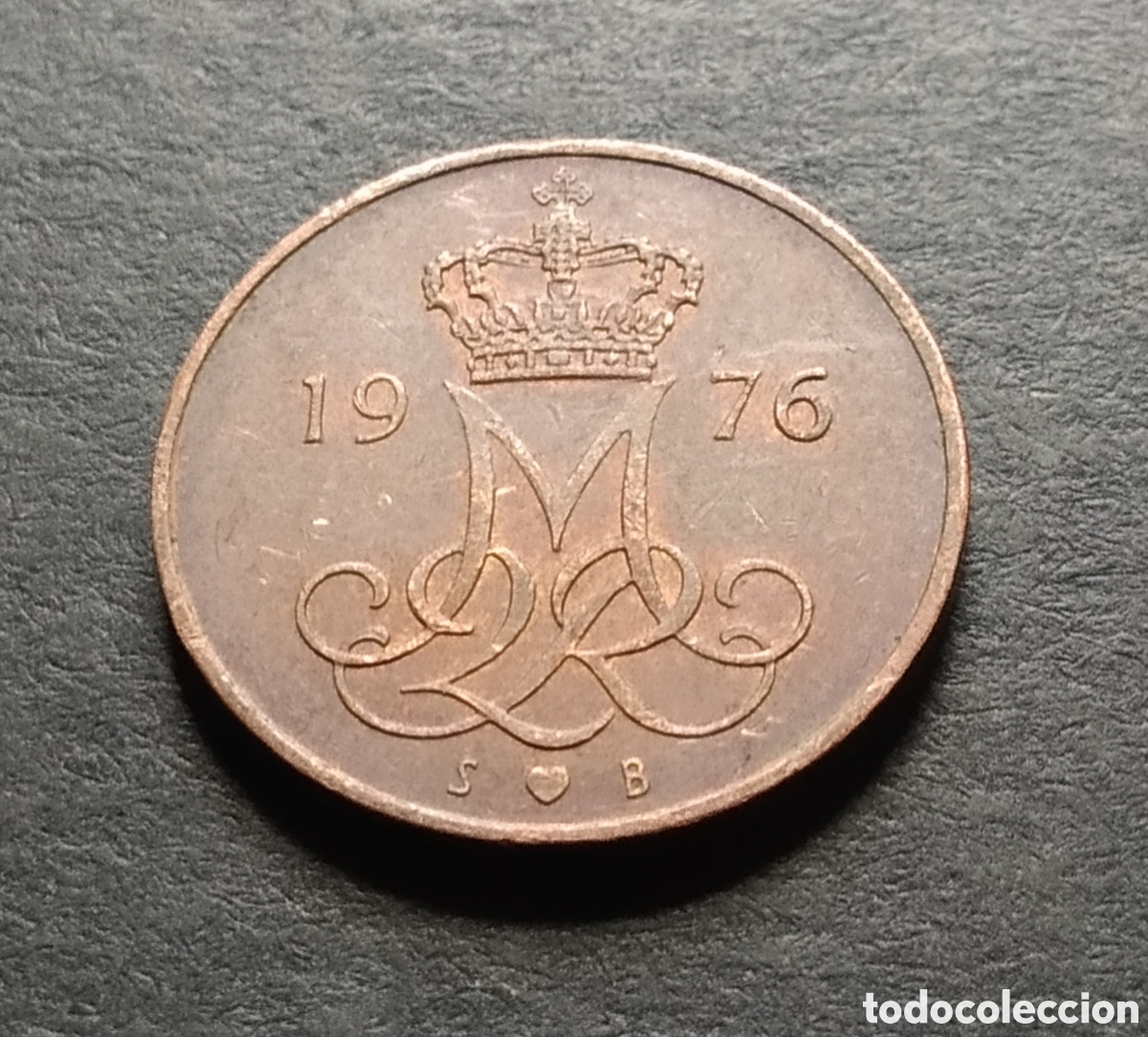 Monedas antiguas de Europa: MONEDA - DINAMARCA 5 ORE 1976 - Foto 4