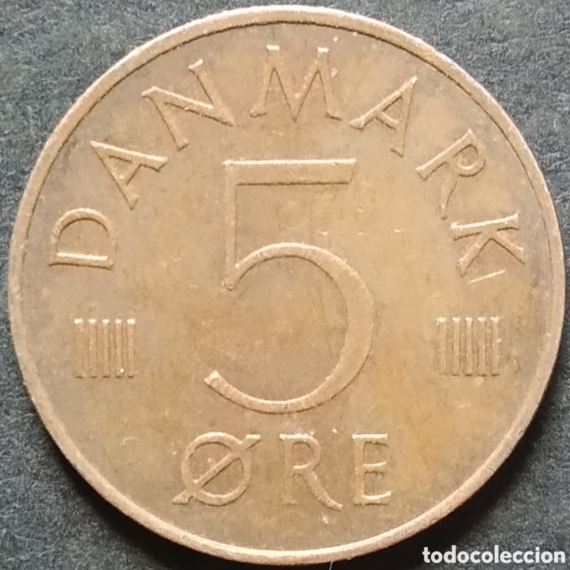 Monedas antiguas de Europa: MONEDA - DINAMARCA 5 ORE 1976 - Foto 1
