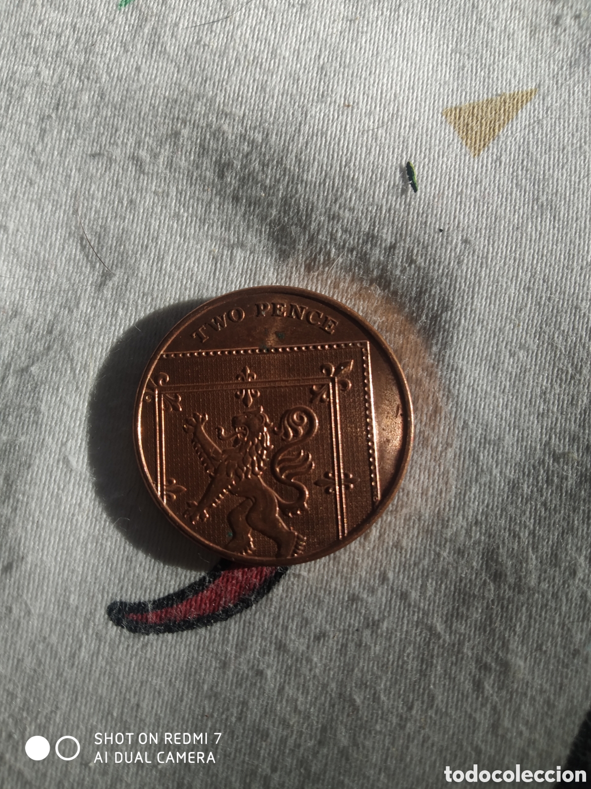 Monedas antiguas de Europa: Moneda Two pens&eacute; Elisabeth II. A&ntilde;o 2016 - Foto 2
