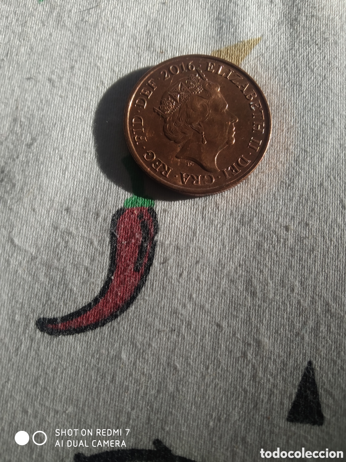 Monedas antiguas de Europa: Moneda Two pens&eacute; Elisabeth II. A&ntilde;o 2016 - Foto 1