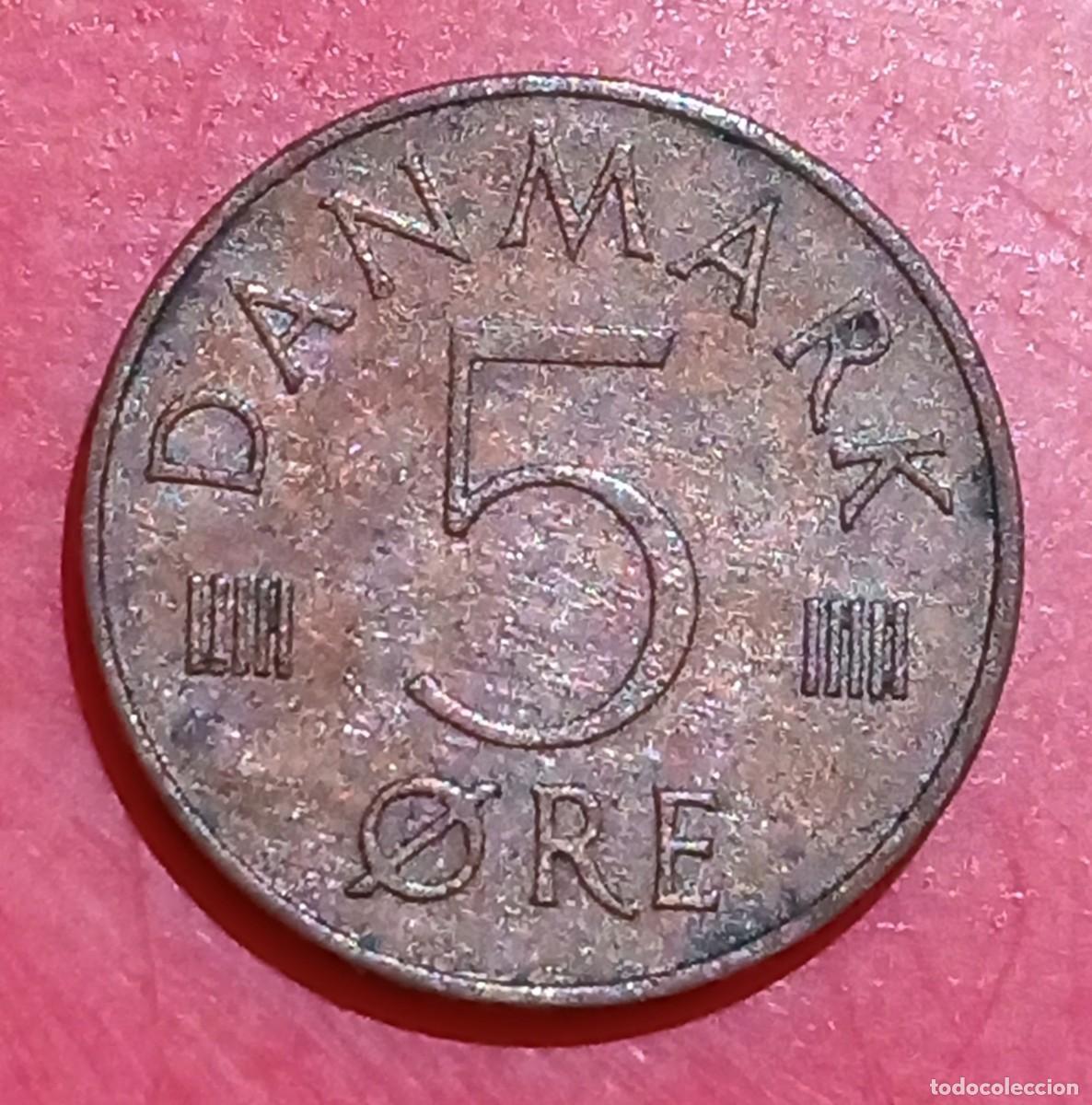 Monedas antiguas de Europa: DINAMARCA - 5 ORE 1974 BC - Foto 1