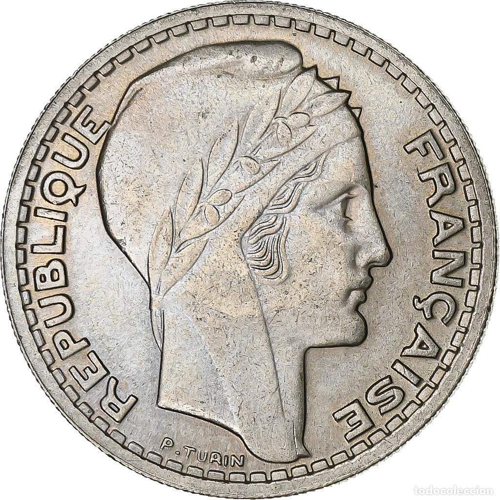 Monete antiche di Europa: [#227184] Francia, 10 Francs, Turin, 1947, Beaumont - Le Roger, Cobre - n&iacute;quel, SC+