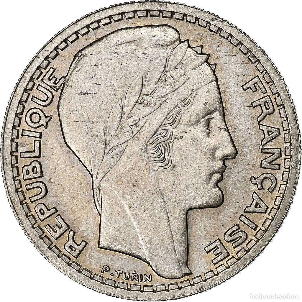 Alte M&uuml;nzen aus Europa: [#227269] Francia, 10 Francs, Turin, 1946, Cobre - n&iacute;quel, MBC+, KM:908.1