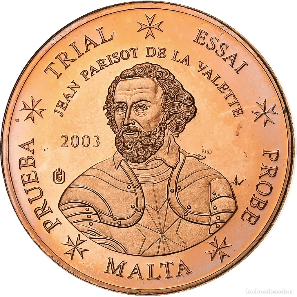 Monete antiche di Europa: [#394319] Malta, 5 Euro Cent, PRUEBA-TRIAL ESSAI., 2003, Cobre chapado en acero, FDC