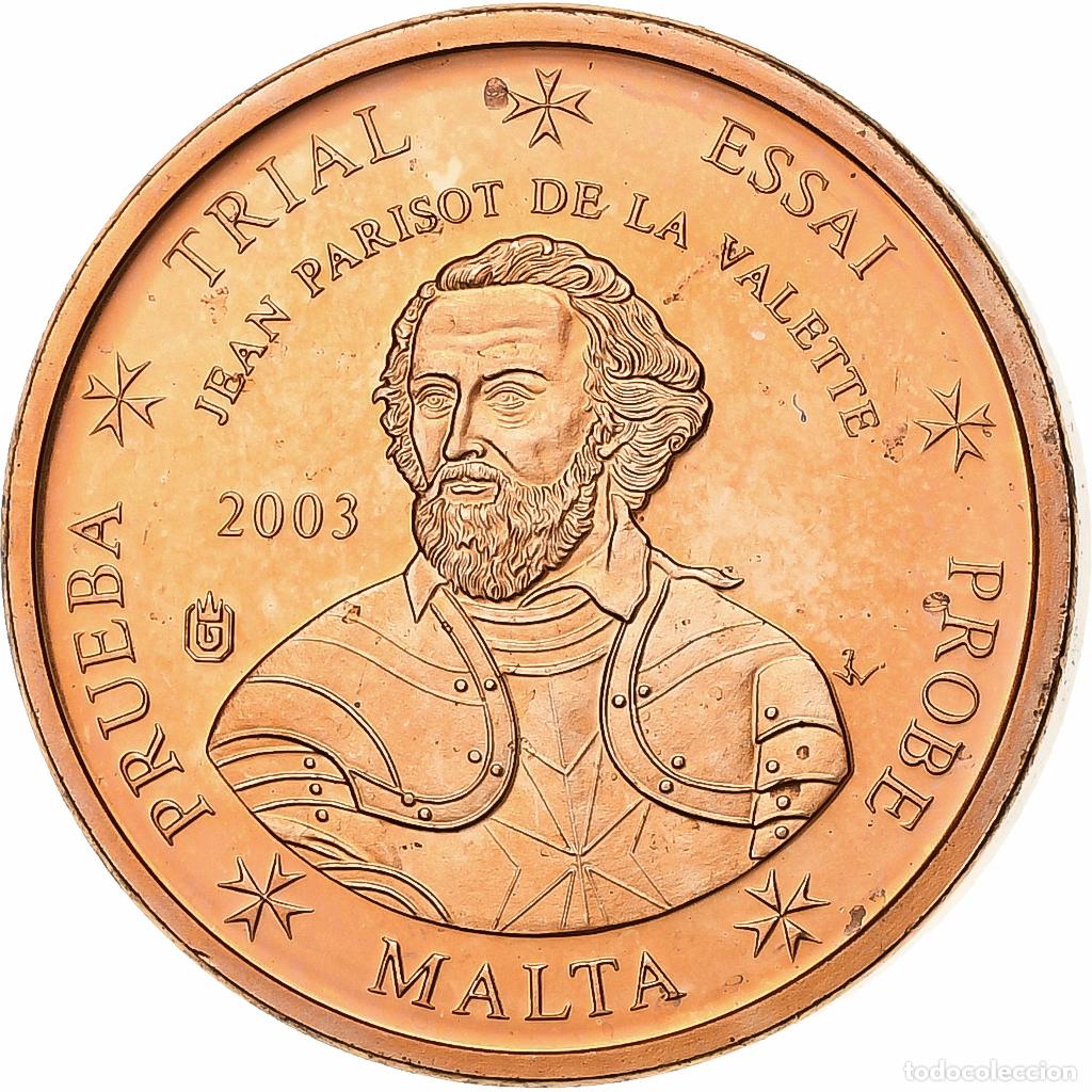Alte M&uuml;nzen aus Europa: [#394321] Malta, Euro Cent, PRUEBA-TRIAL ESSAI., 2003, Cobre chapado en acero, FDC