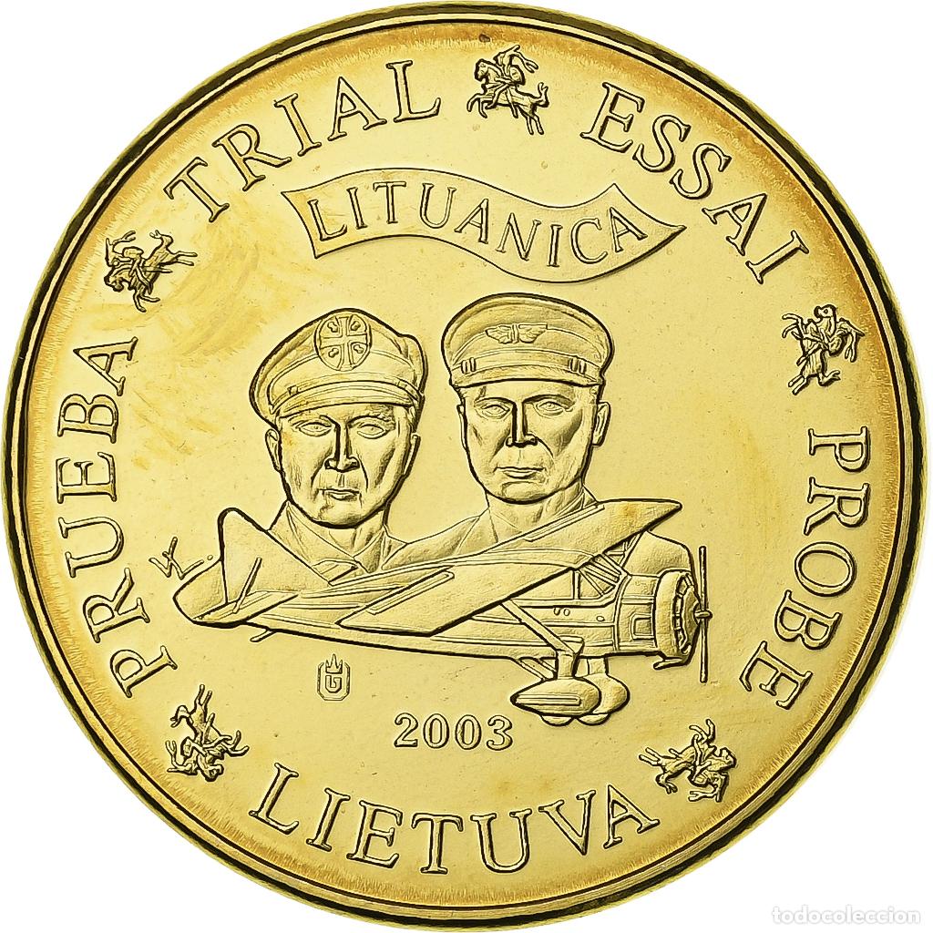 Monete antiche di Europa: [#394341] Lituania, 20 Euro Cent, Fantaisist trial, 2003, Bronce - aluminio, FDC