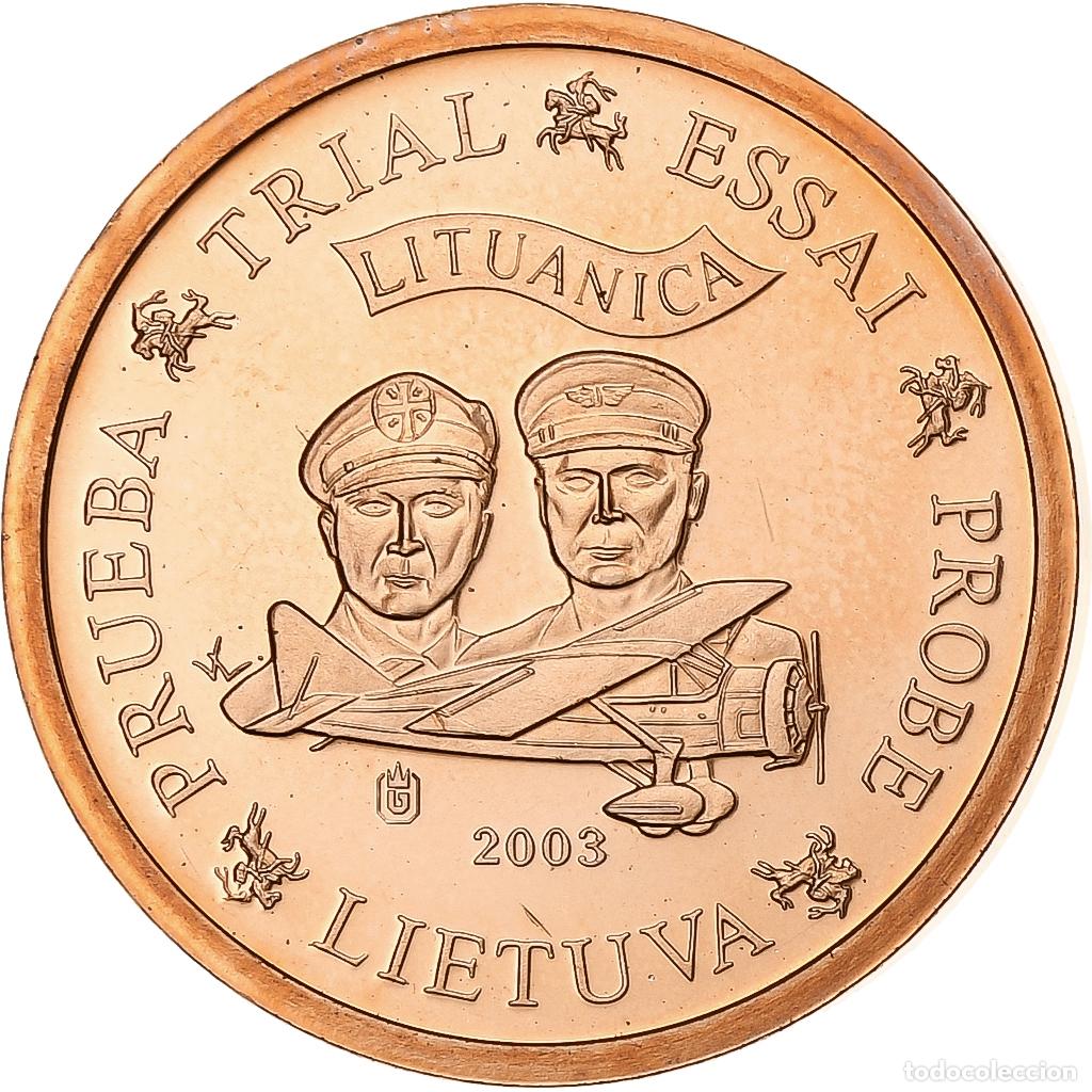 Monedas antiguas de Europa: [#394343] Lituania, 2 Euro Cent, PRUEBA-TRIAL ESSAI., 2003, Cobre, FDC