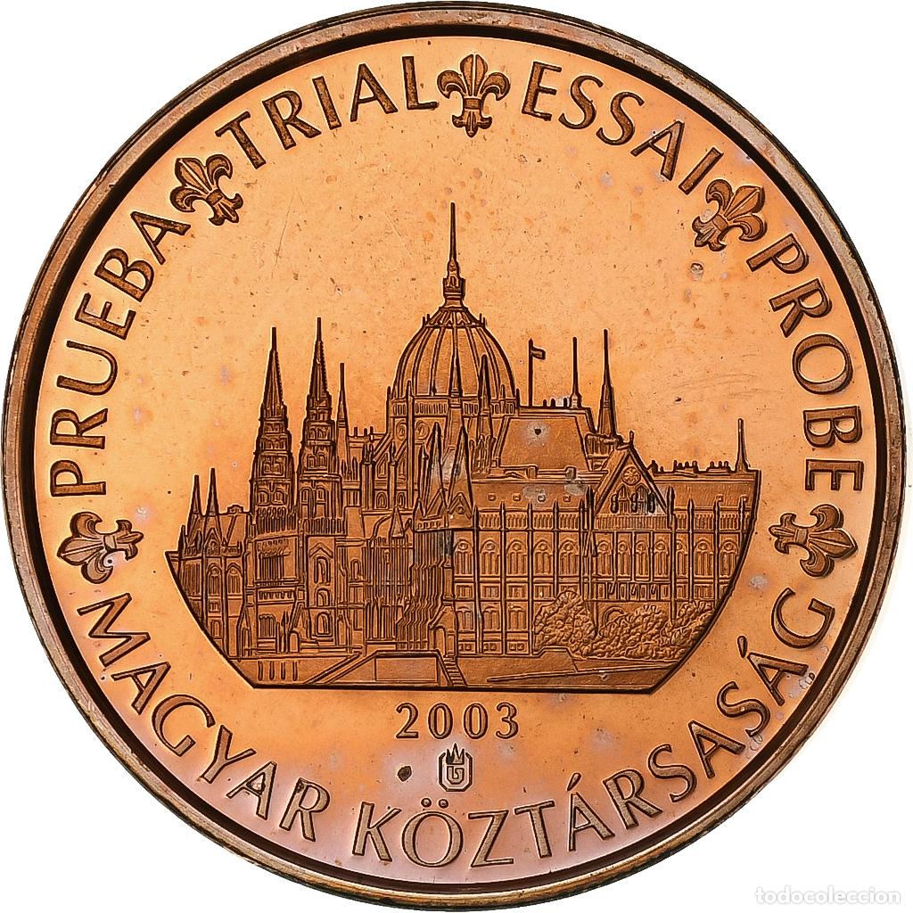 Moedas antigas da Europa: [#394358] Hungr&iacute;a, 5 Euro Cent, Fantasy euro patterns, Essai-Trial, 2003, Cobre, SC