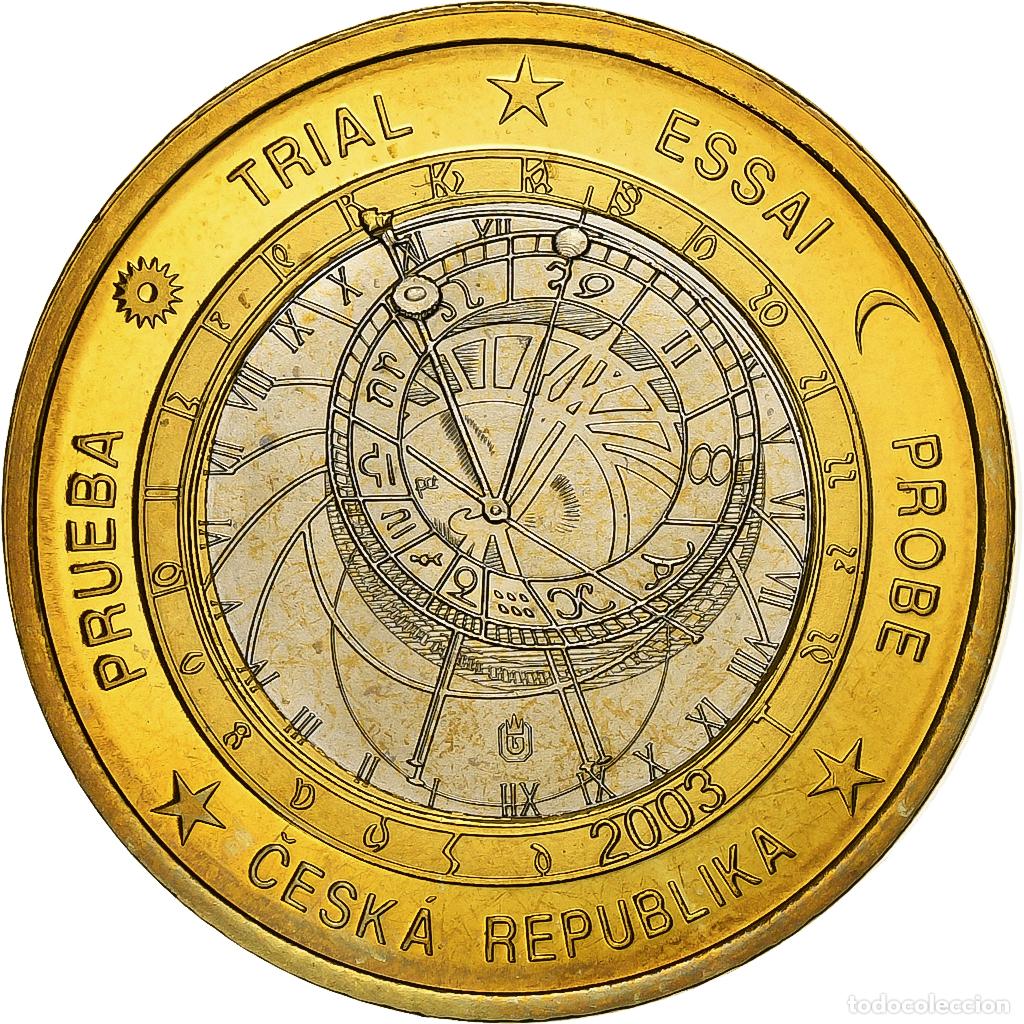 Monete antiche di Europa: [#394402] Rep&uacute;blica Checa, Euro, unofficial private coin, 2003, Bimet&aacute;lico, FDC