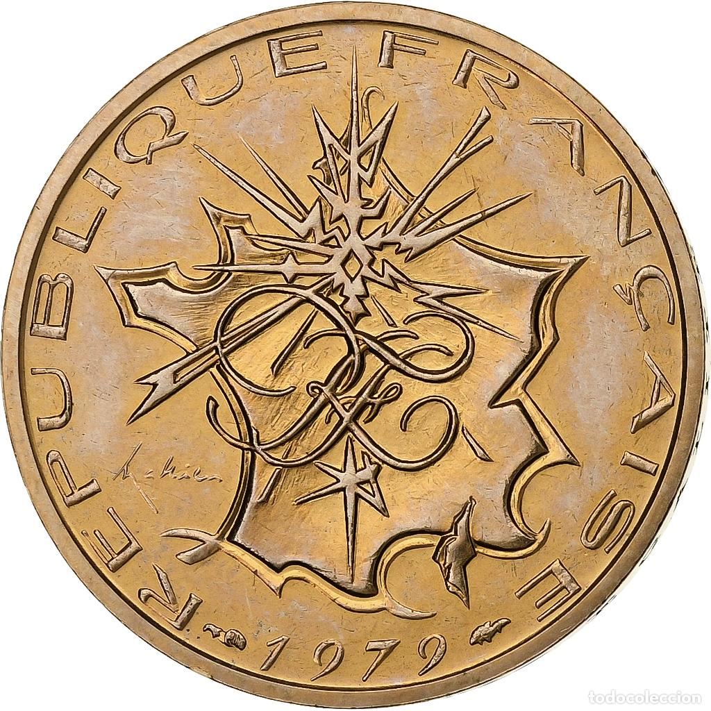 Monete antiche di Europa: [#1029955] Francia, 10 Francs, Mathieu, 1979, Paris, Tranche A, N&iacute;quel - lat&oacute;n, EBC