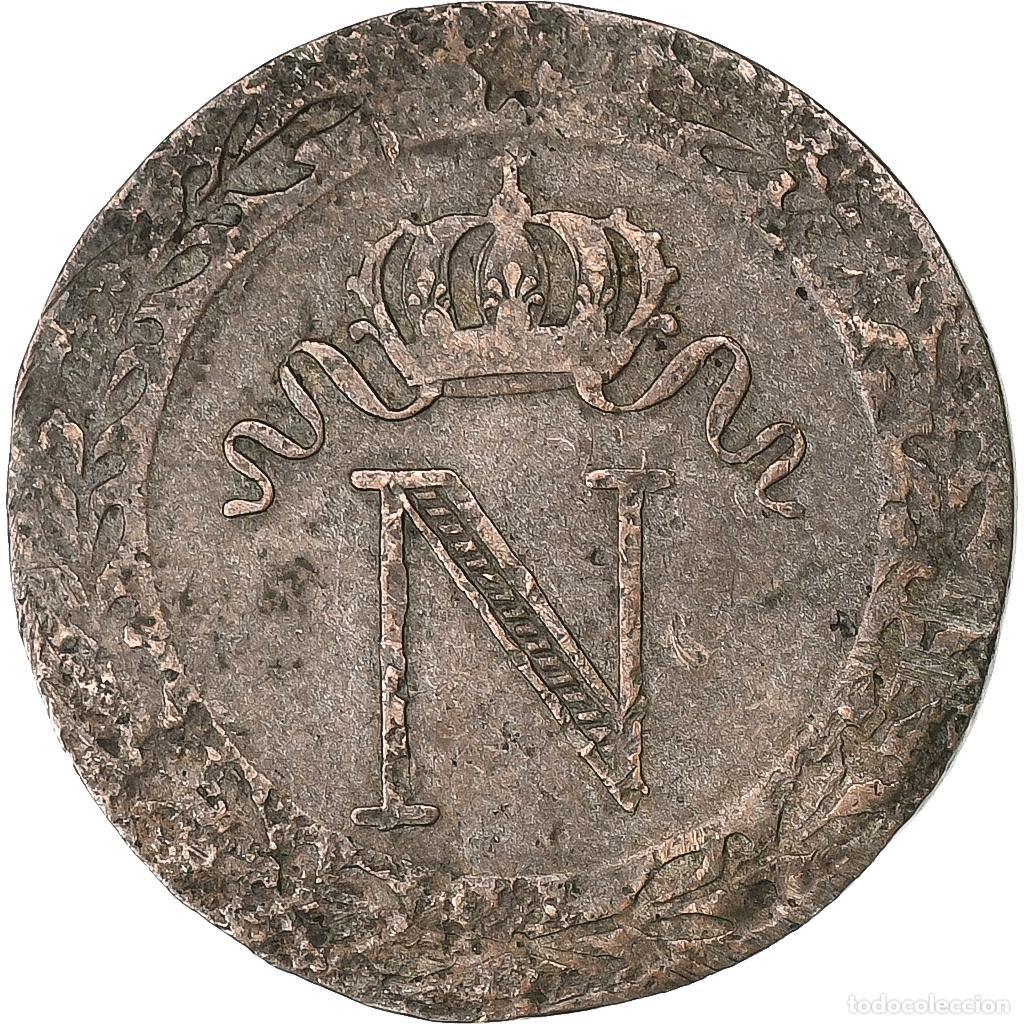 Alte M&uuml;nzen aus Europa: [#1029959] Francia, Napoleon I, 10 Centimes, 1809, Paris, Vell&oacute;n, BC+, Gadoury:190