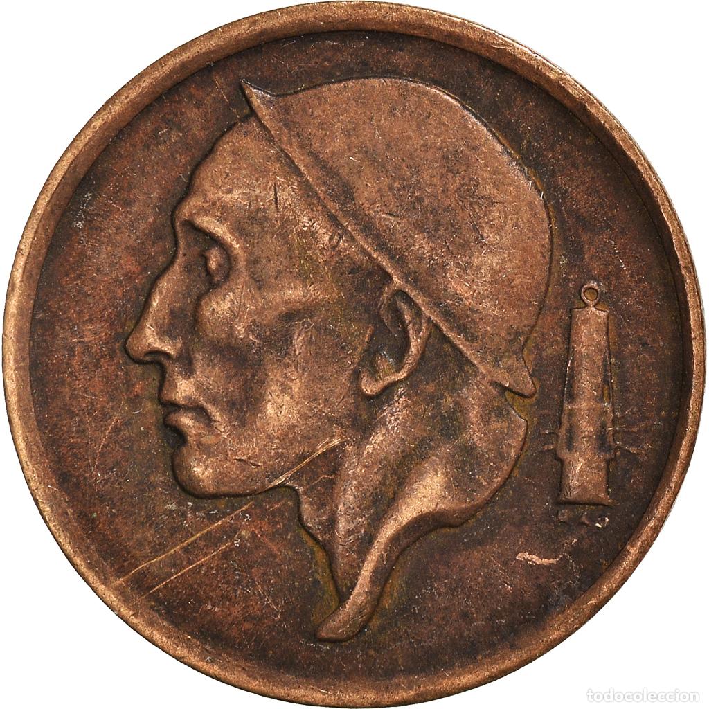 Moedas antigas da Europa: [#922100] Moneda, B&eacute;lgica, 50 Centimes, 1970