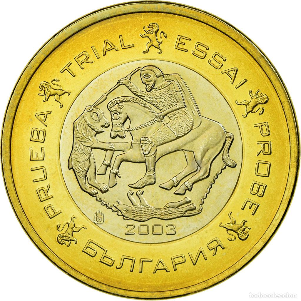 Monete antiche di Europa: [#735167] Bulgaria, Fantasy euro patterns, Euro, 2003, SC, Bimet&aacute;lico