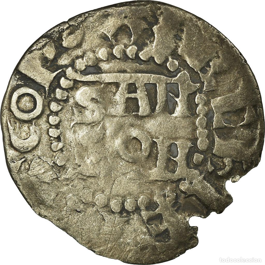Moedas antigas da Europa: [#30018] Moneda, Francia, Denarius, Reims, BC+, Plata