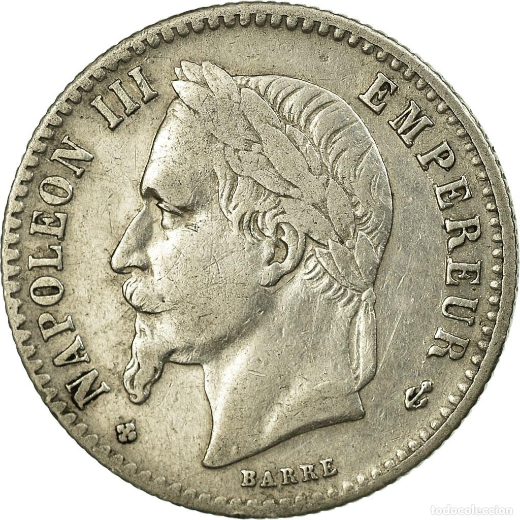 Monete antiche di Europa: [#30692] Moneda, Francia, Napoleon III, Napol&eacute;on III, 50 Centimes, 1868, Strasbourg