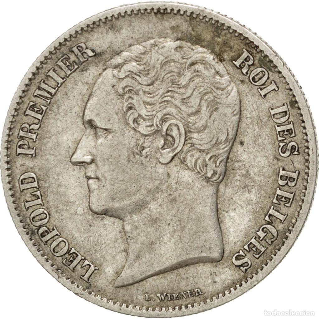 Monedas antiguas de Europa: [#42300] Moneda, B&eacute;lgica, Leopold I, 2-1/2 Francs, 1849, Brussels, MBC+, Plata, KM:11