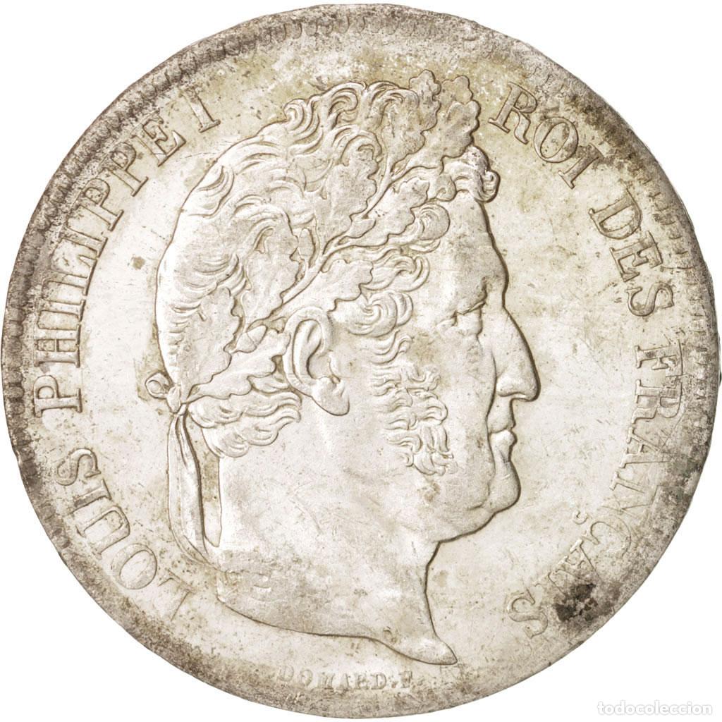 Moedas antigas da Europa: [#47136] Moneda, Francia, Louis-Philippe, 5 Francs, 1836, Paris, EBC, Plata, KM:749.1