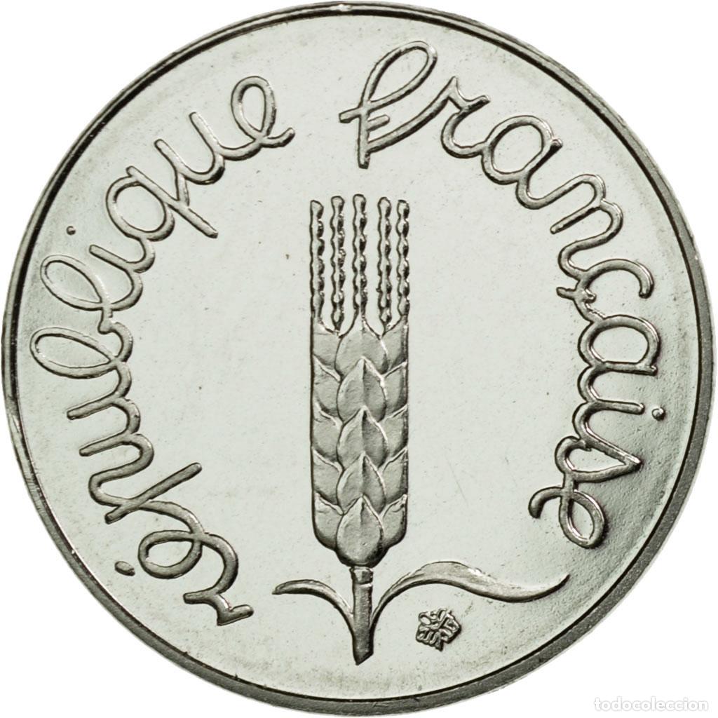 Moedas antigas da Europa: [#455582] Moneda, Francia, Centime, 1991, FDC, Acero inoxidable, Quality BE, Gadoury:91b
