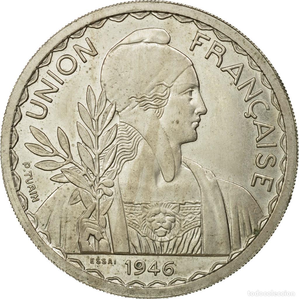 Alte M&uuml;nzen aus Europa: [#483301] Moneda, INDOCHINA FRANCESA, Piastre, 1946, Paris, ESSAI, EBC+, Cobre - n&iacute;quel