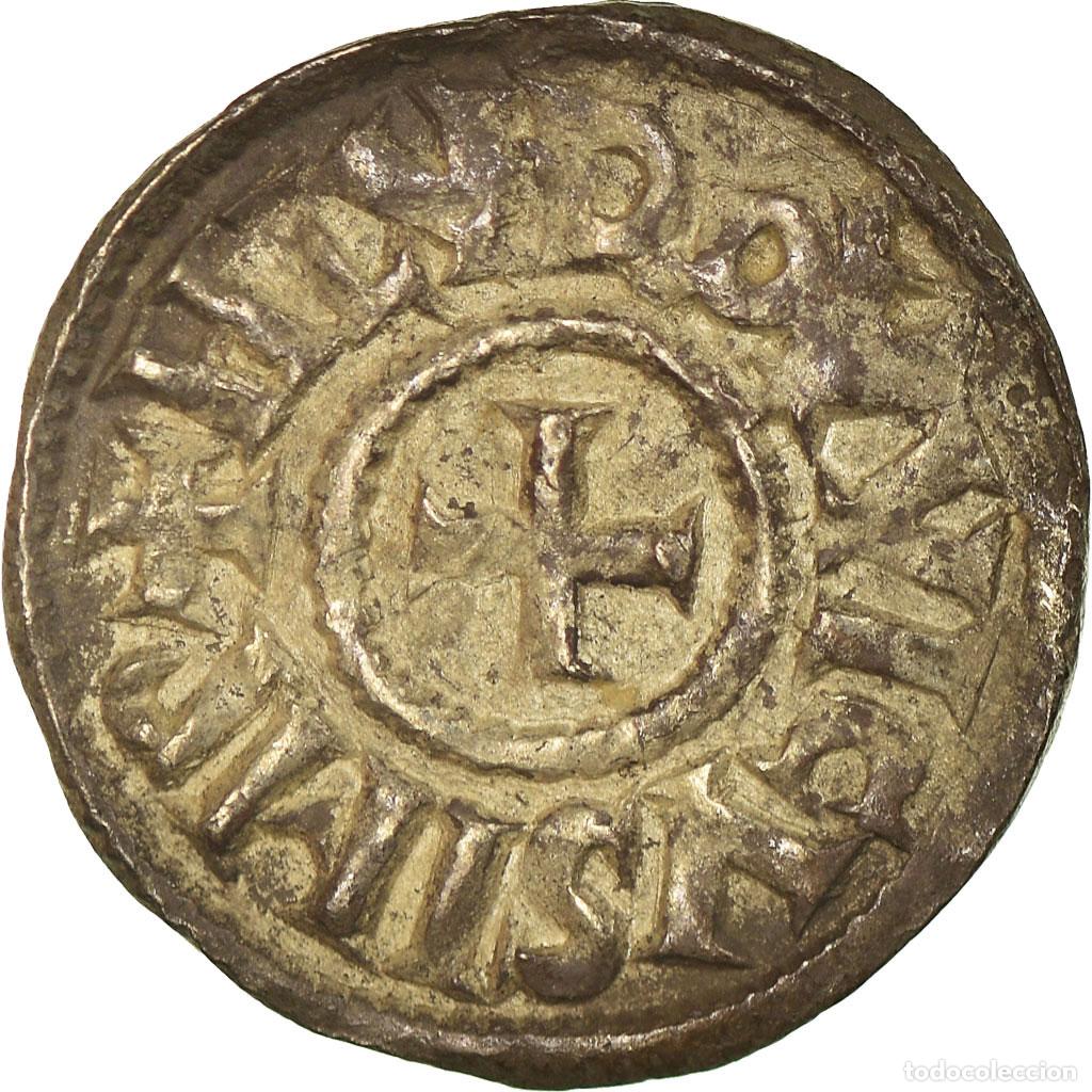 Alte M&uuml;nzen aus Europa: [#499041] Moneda, Francia, Louis le Pieux, Denier, 822-840, Melle, MBC+, Plata