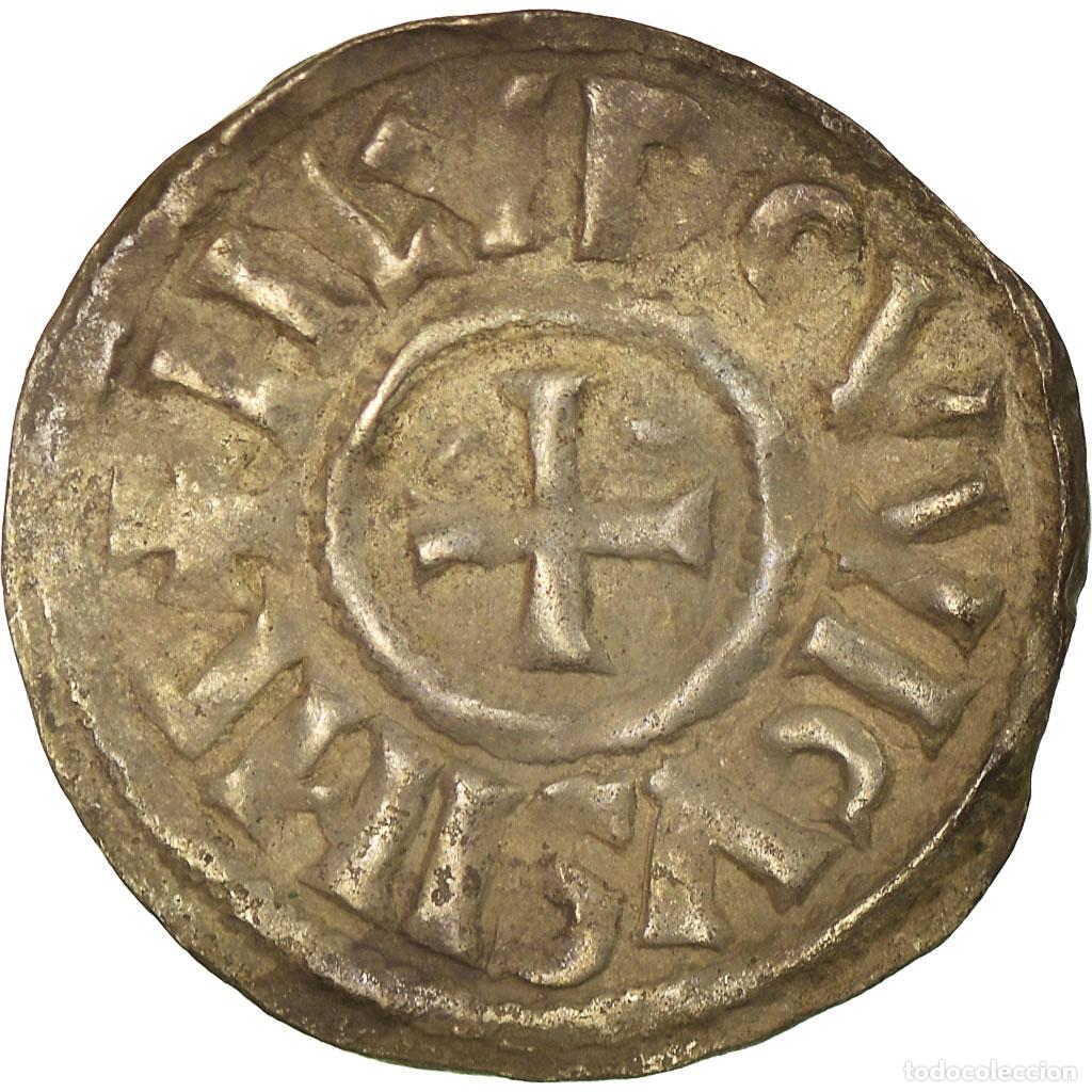 Alte M&uuml;nzen aus Europa: [#499042] Moneda, Francia, Louis le Pieux, Denier, 822-840, Melle, MBC+, Plata
