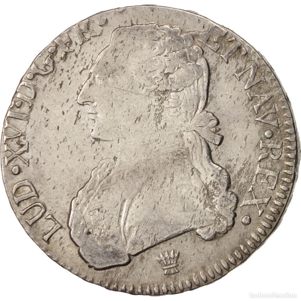 Old Coins of Europe: [#504590] Moneda, Francia, Louis XVI, &Eacute;cu aux branches d'olivier, Ecu, 1779, Limoges