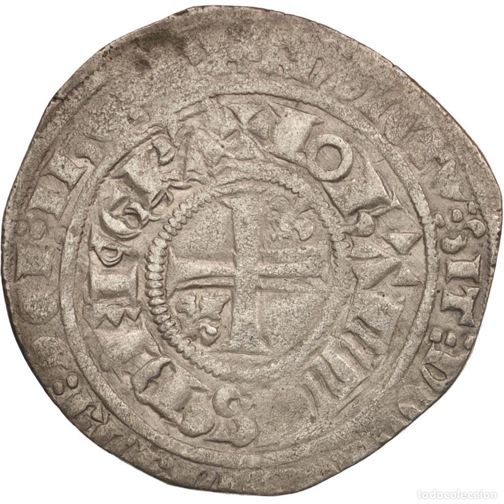 Alte M&uuml;nzen aus Europa: [#504877] Moneda, Francia, Jean II le Bon, Gros Blanc, BC+, Vell&oacute;n, Duplessy:303