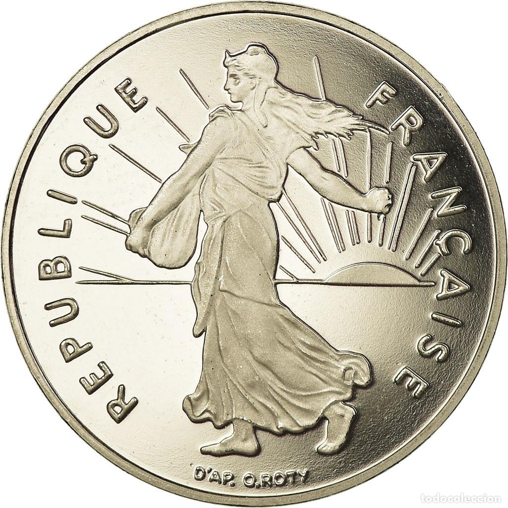 Moedas antigas da Europa: [#751935] Moneda, Francia, Semeuse, Franc, 1996, Paris, Proof, FDC, N&iacute;quel, KM:925.2