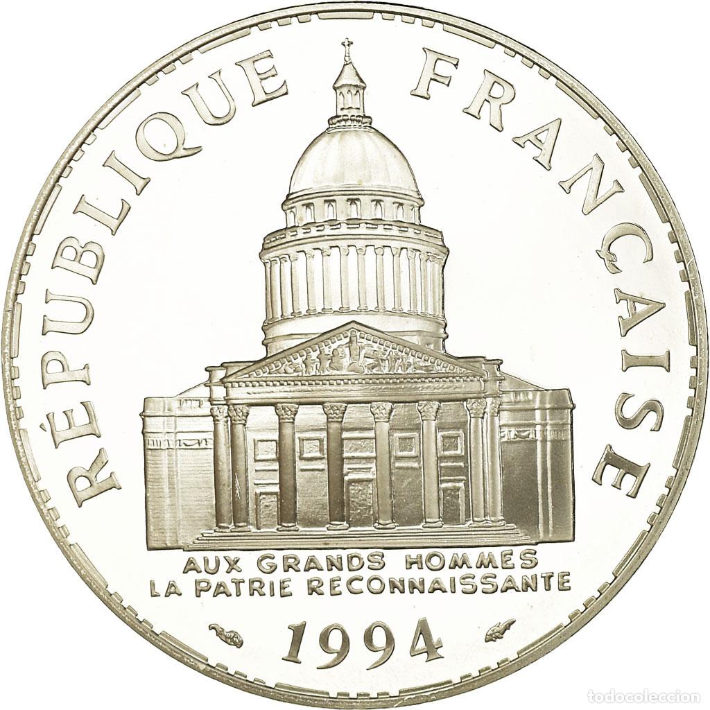 Monete antiche di Europa: [#754054] Moneda, Francia, Panth&eacute;on, 100 Francs, 1994, Paris, Proof, FDC, Plata