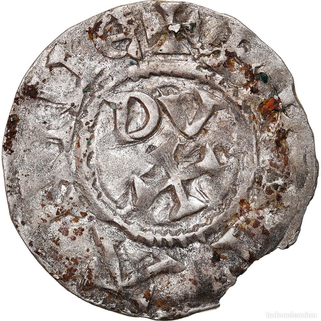 Alte M&uuml;nzen aus Europa: [#840266] Moneda, Francia, Conan IV, Denier, XIIth century, Rennes, Rare, MBC, Vell&oacute;n