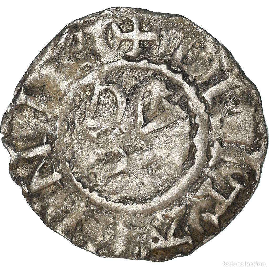 Monete antiche di Europa: [#841898] Moneda, Francia, Conan IV, Denier, XIIth century, Rennes, Rare, MBC, Vell&oacute;n