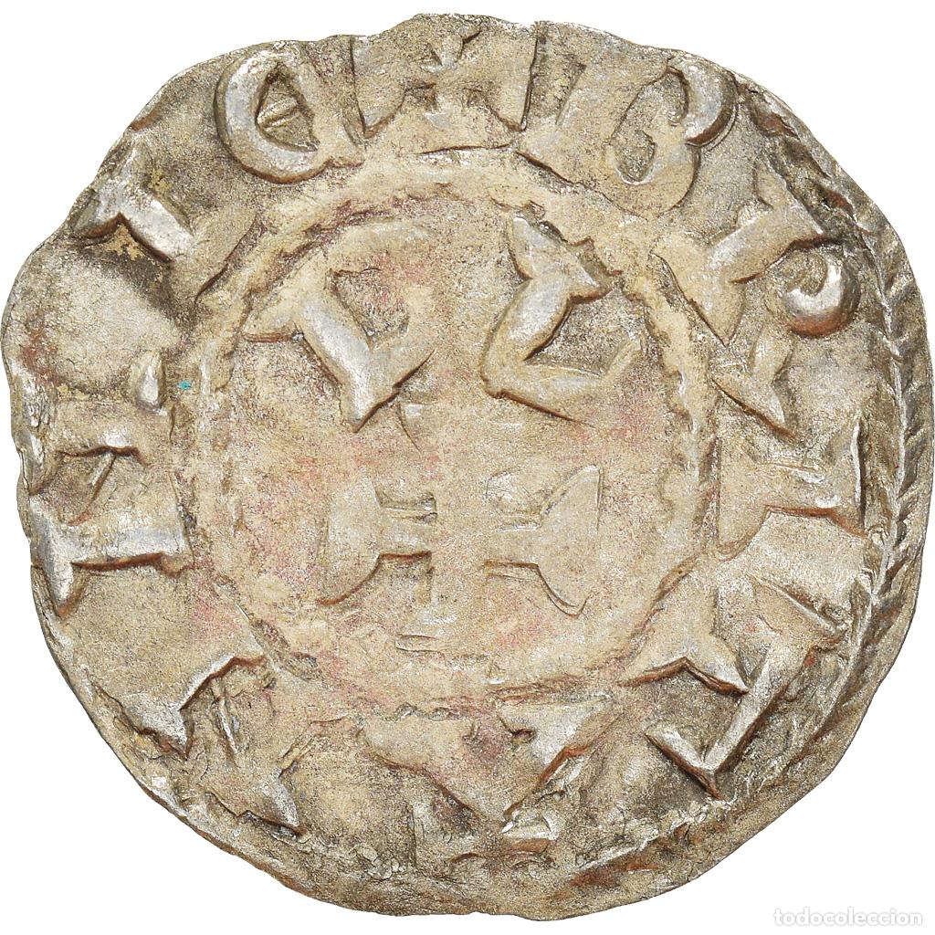 Monedas antiguas de Europa: [#842245] Moneda, Francia, Conan IV, Denier, XIIth century, Rennes, Rare, MBC, Vell&oacute;n