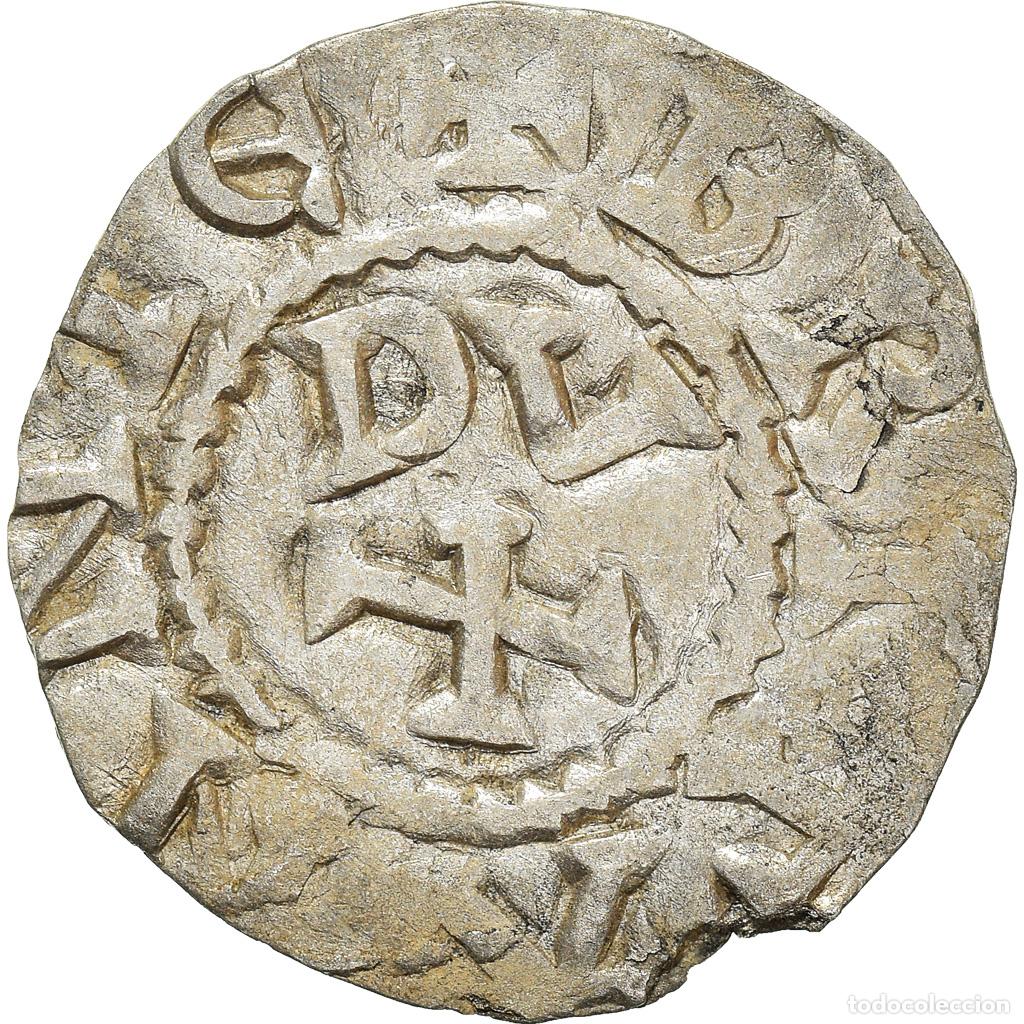 Monedas antiguas de Europa: [#842247] Moneda, Francia, Conan IV, Denier, XIIth century, Rennes, Rare, MBC, Vell&oacute;n