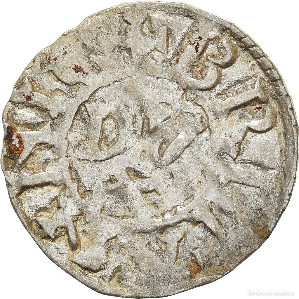Monedas antiguas de Europa: [#842248] Moneda, Francia, Conan IV, Denier, XIIth century, Rennes, Rare, MBC, Vell&oacute;n