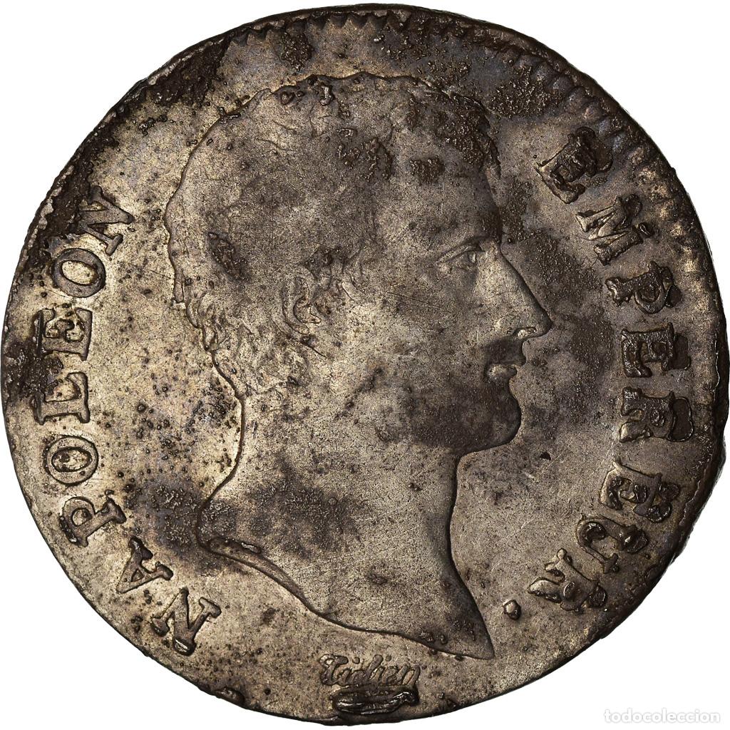 Moedas antigas da Europa: [#851793] Moneda, Francia, Napol&eacute;on I, Franc, 1807, Torino, Very rare, BC+, Plata