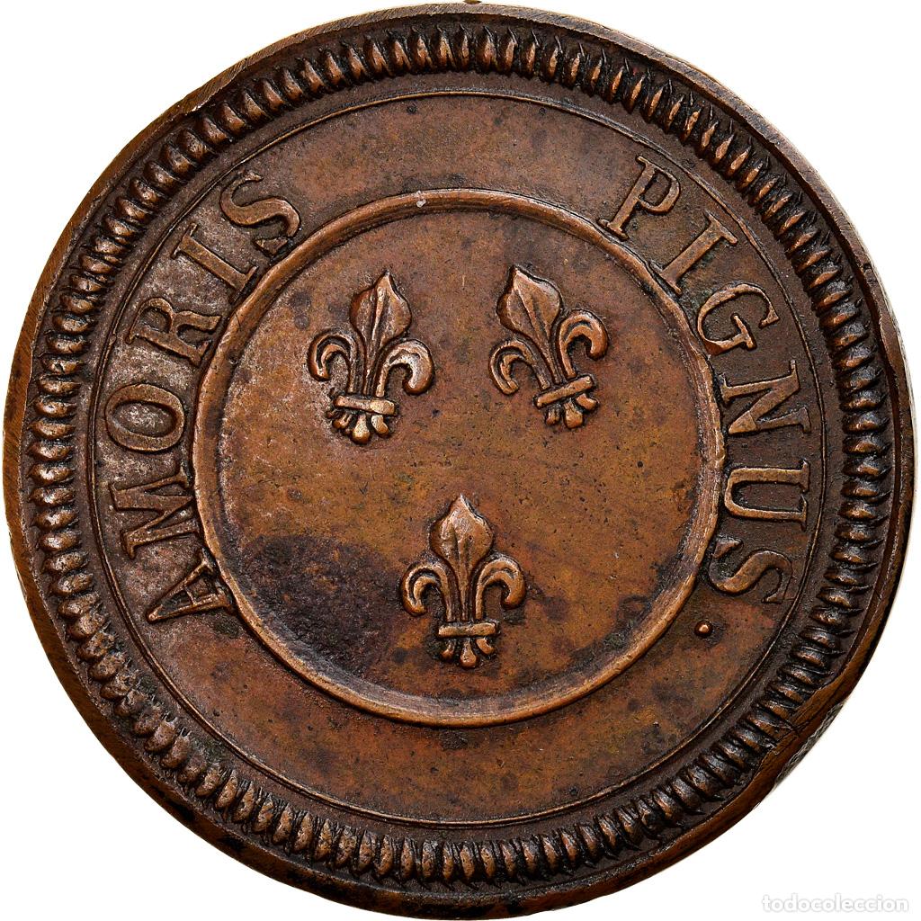 Monedas antiguas de Europa: [#879048] Moneda, Francia, Visite du Duc d'Angoul&ecirc;me, Module de 10 Centimes, 1814