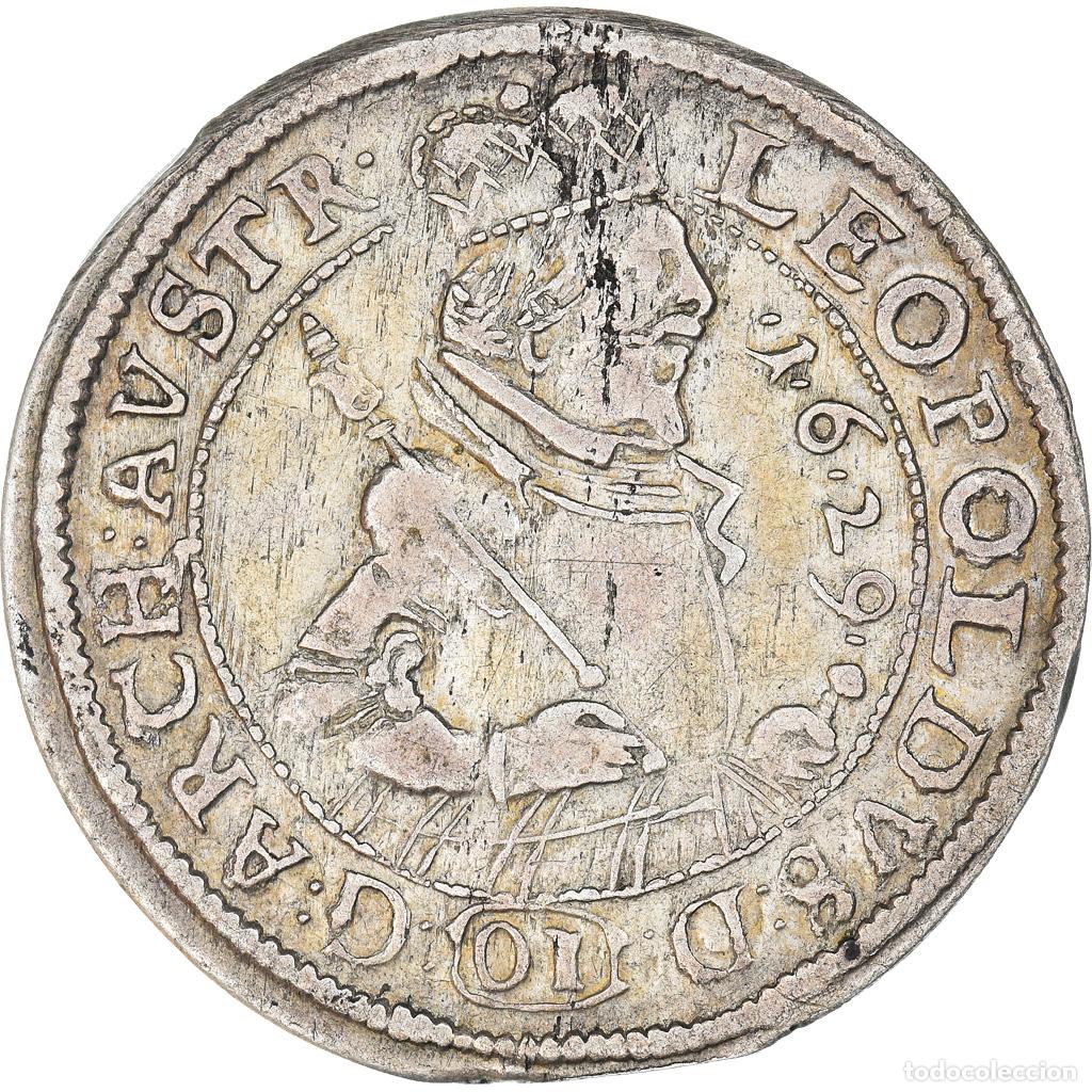 Alte M&uuml;nzen aus Europa: [#909076] Moneda, Austria, Leopold, 10 Kreuzer, 1629, Hall, MBC, Plata, KM:589.1