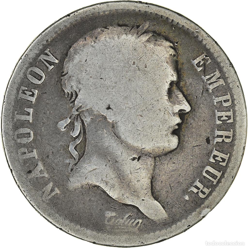 Alte M&uuml;nzen aus Europa: [#909678] Moneda, Francia, Napol&eacute;on I, 2 Francs, 1809, Marseille, BC+, Plata, KM:693.11