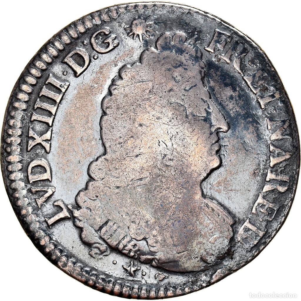 Moedas antigas da Europa: [#970388] Francia, Louis XIV, 1/2 &Eacute;cu de B&eacute;arn aux palmes, 1694, Pau, reformed, Plata