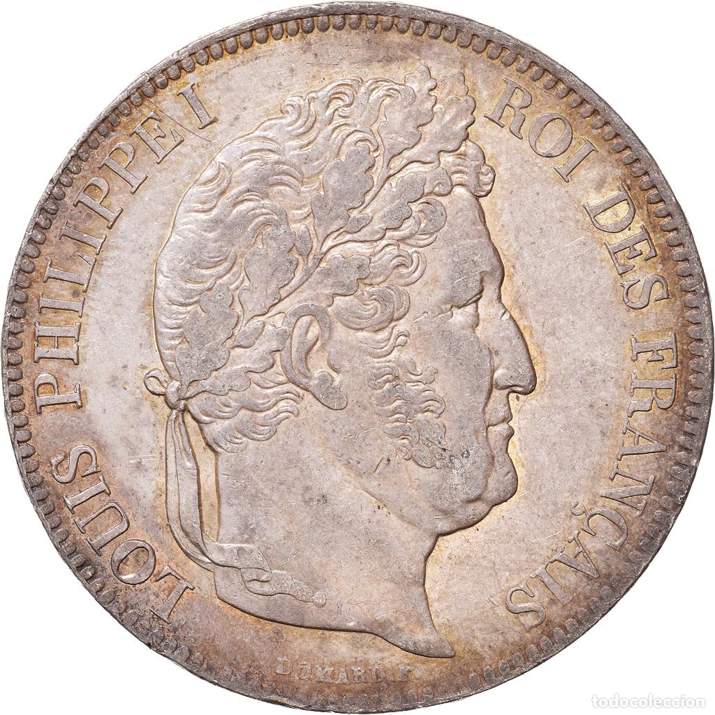 Moedas antigas da Europa: [#972250] Moneda, Francia, Louis-Philippe, 5 Francs, 1832, Strasbourg, EBC, Plata