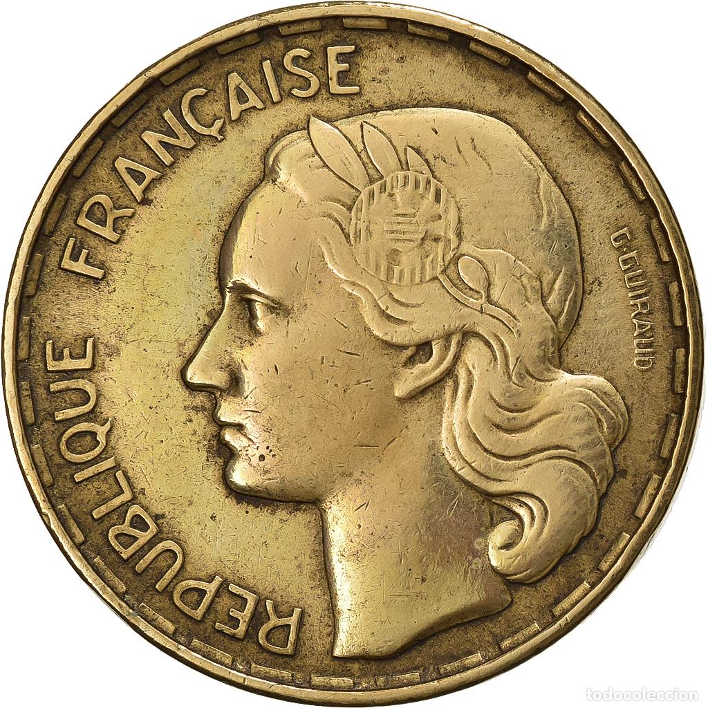 Alte M&uuml;nzen aus Europa: [#1222664] Francia, 50 Francs, Guiraud, 1952, Beaumont - Le Roger, Aluminio - bronce, MBC