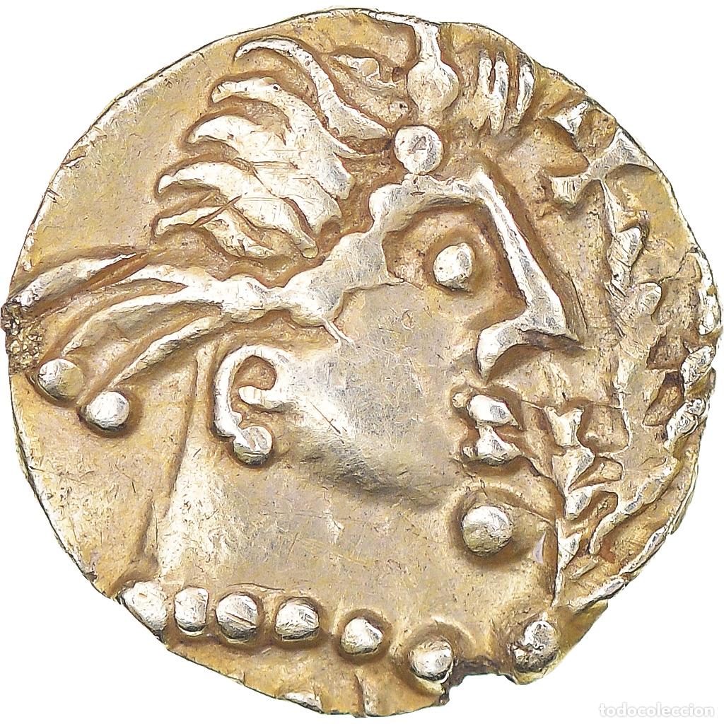 Moedas antigas da Europa: [#1068926] Moneda, Francia, Triens, Sigebert Moneyer, SIGLO VII, Banassac, EBC, Oro