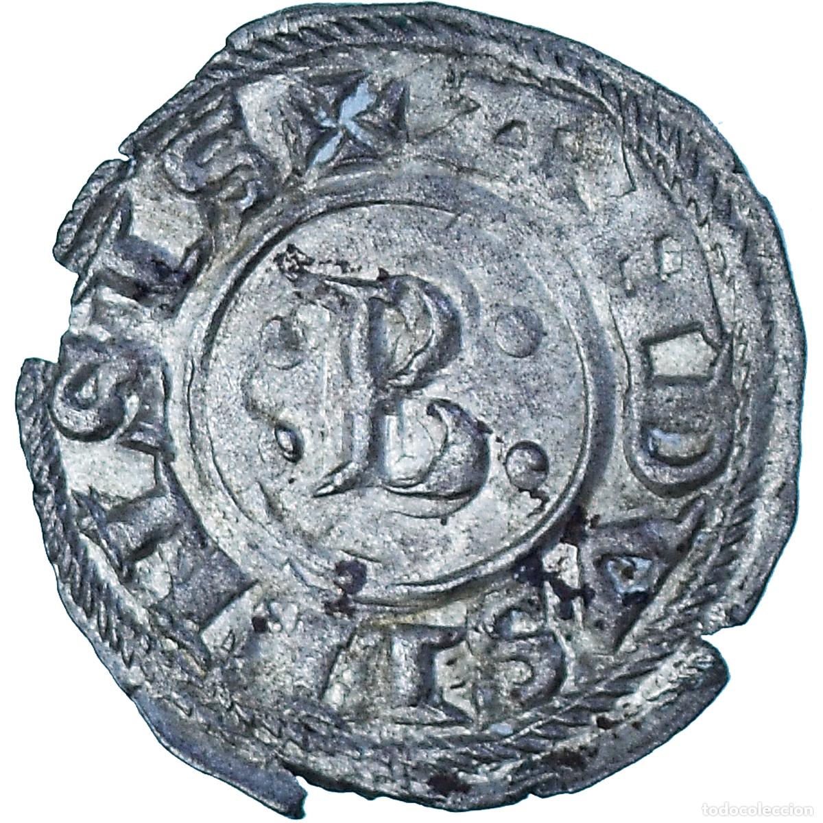 Monete antiche di Europa: [#1154941] Moneda, Francia, Languedoc, Obol, 1150-1160, Sommi&egrave;res, MBC+, Plata
