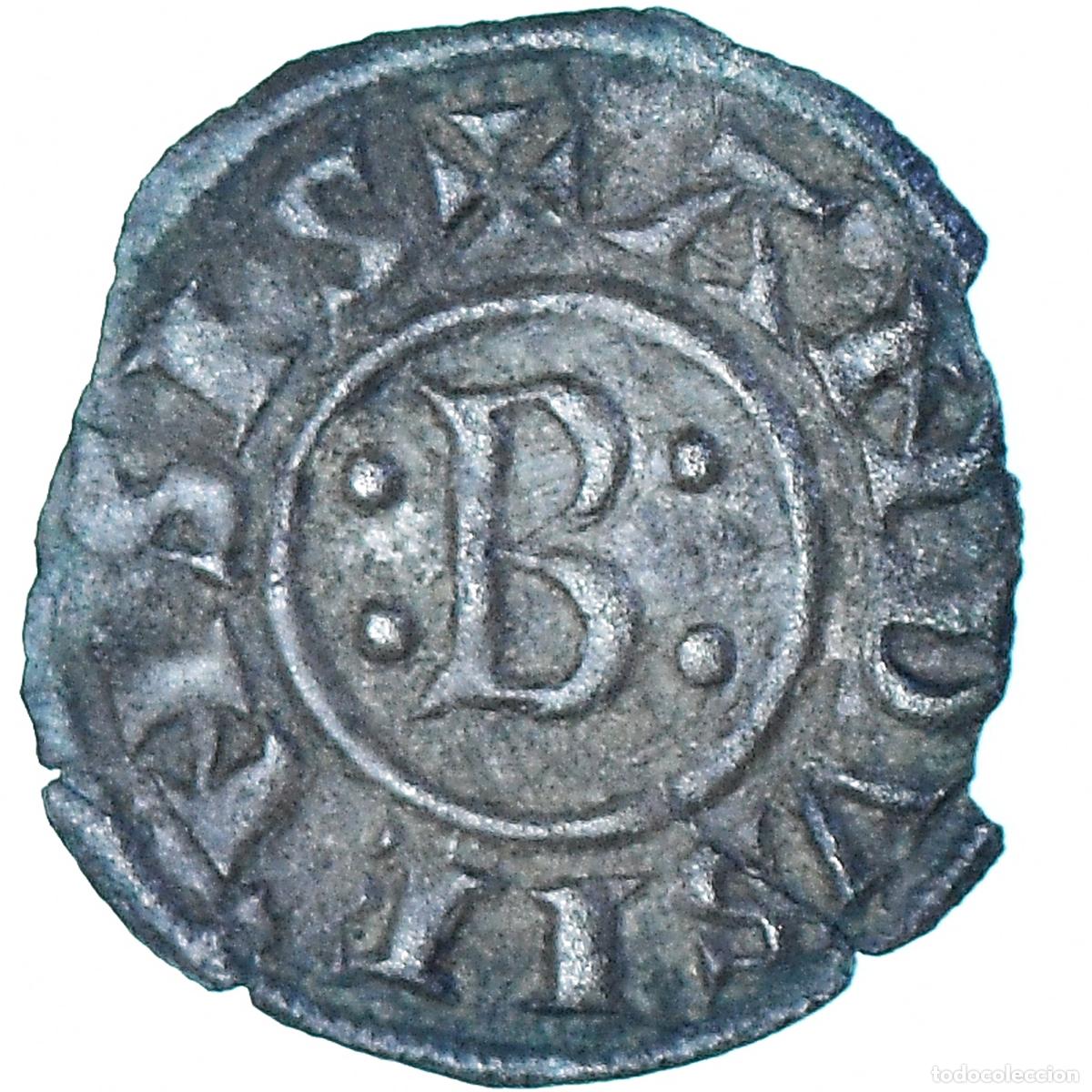 Alte M&uuml;nzen aus Europa: [#1154942] Moneda, Francia, Languedoc, Obol, 1150-1160, Sommi&egrave;res, MBC+, Plata