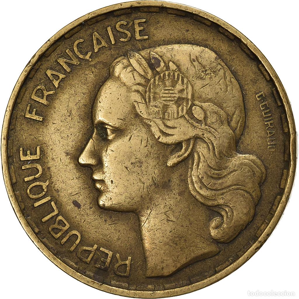 Moedas antigas da Europa: [#1222665] Francia, 50 Francs, Guiraud, 1951, Paris, Aluminio - bronce, BC+, Le