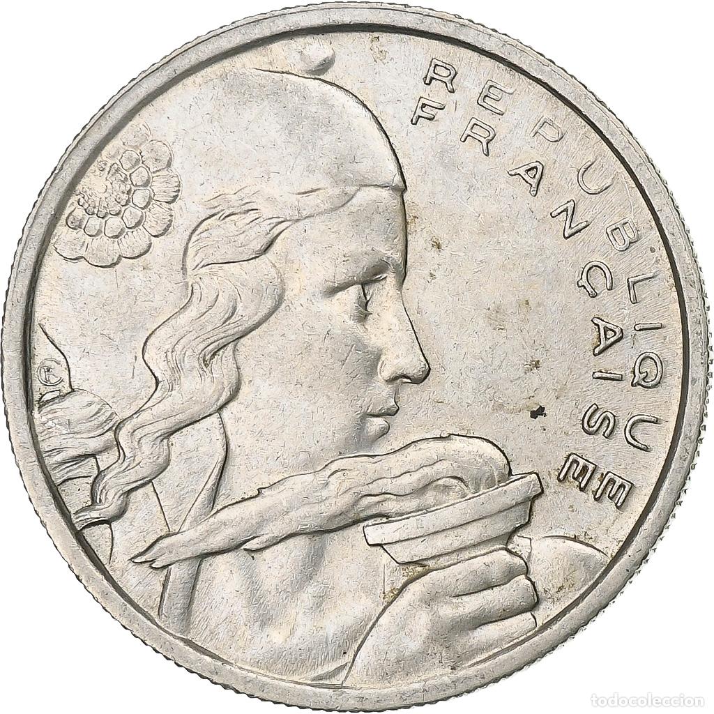 Moedas antigas da Europa: [#227436] Francia, 100 Francs, Cochet, 1954, Cobre - n&iacute;quel, EBC, KM:919.1